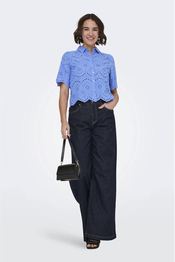ONLY blouse blauw - Foto 3