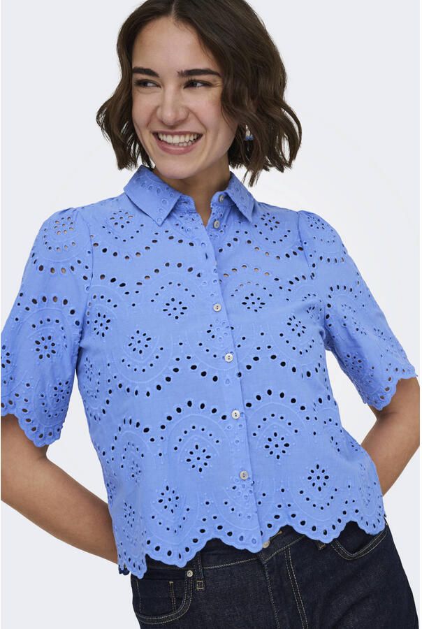ONLY blouse blauw - Foto 2