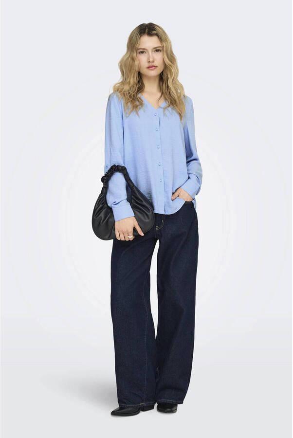 ONLY blouse blauw - Foto 3