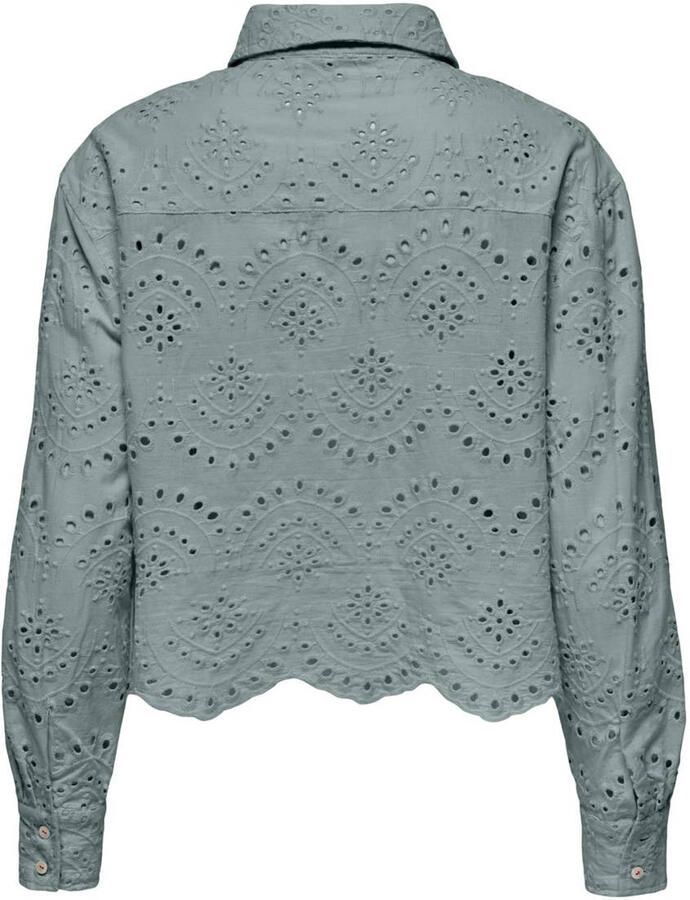 Only Relaxed fit overhemdblouse van puur katoen model 'VALAIS' - Foto 3