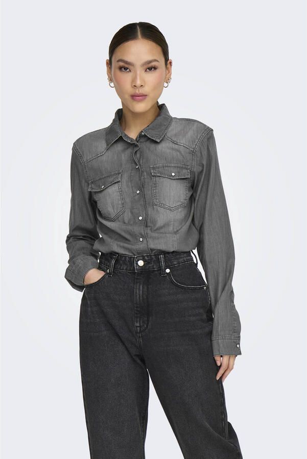 Only Jeans blouse ONLALICE REG SHIRT DNM BOX AKM - Foto 2