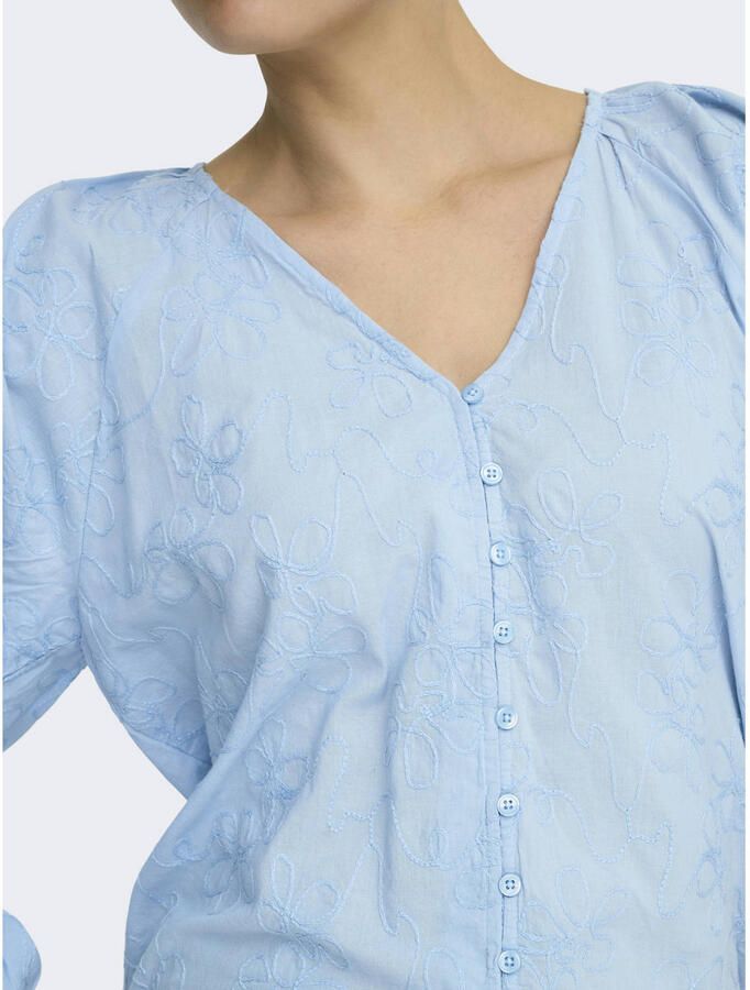 ONLY blouse lichtblauw - Foto 3
