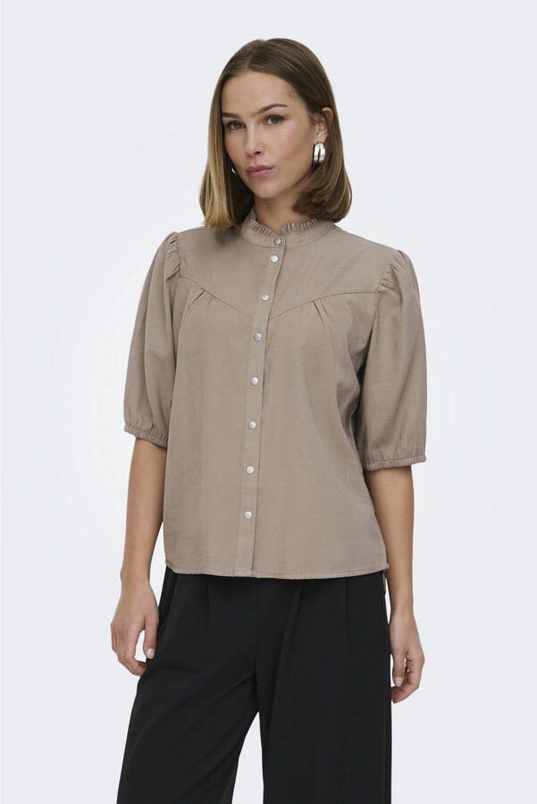 ONLY blouse lichtbruin