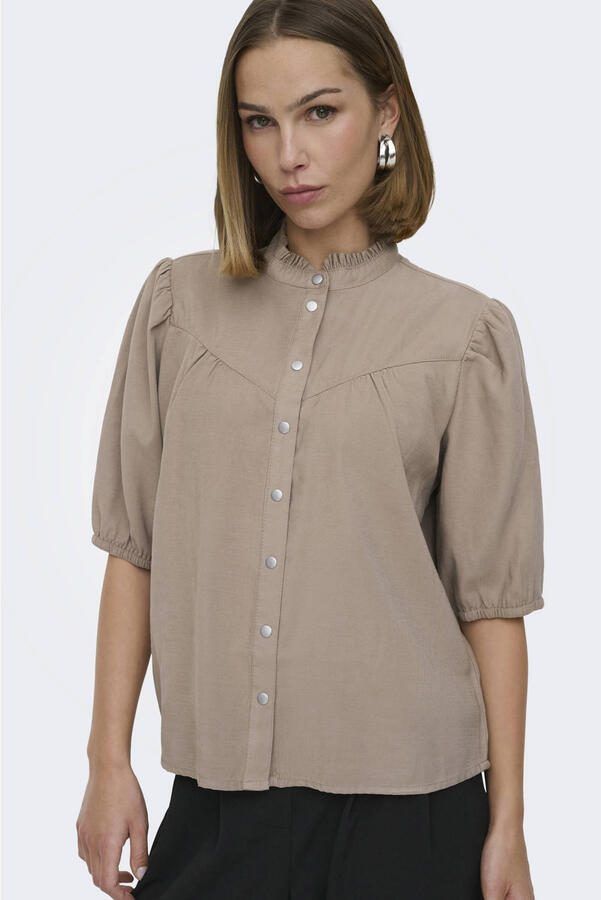 ONLY blouse lichtbruin - Foto 3