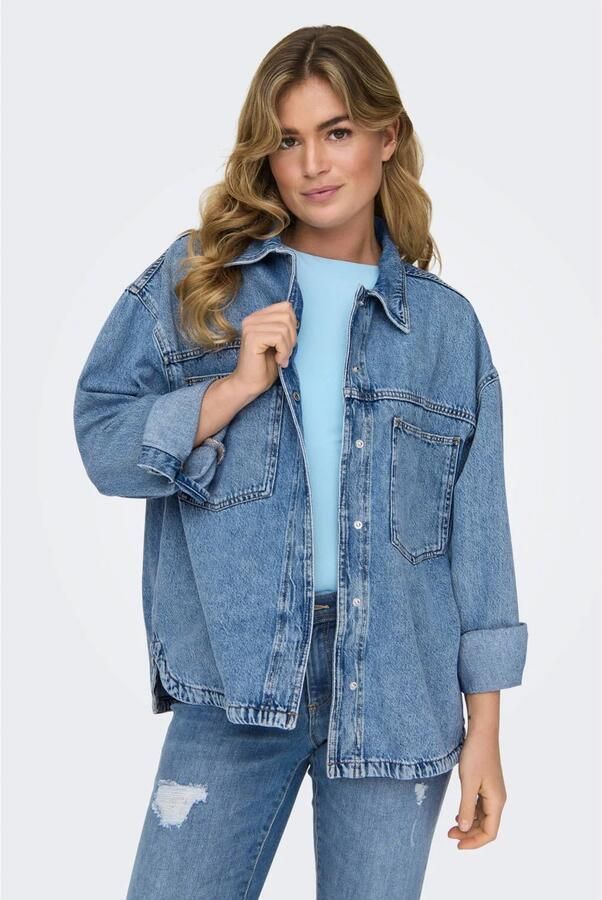 Only Loose fit jeansjack van puur katoen model 'LEMMIE' - Foto 3