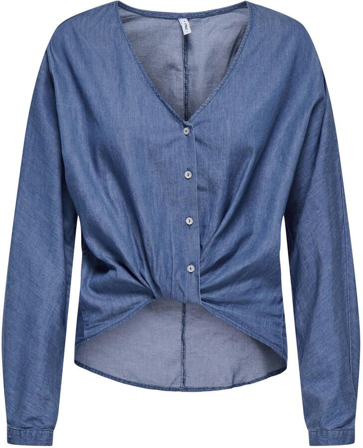 ONLY blouse medium blue denim