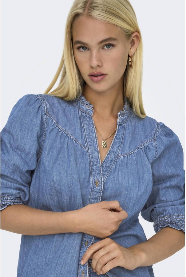 Only Regular fit jeansblouse van puur katoen model 'RAYA'