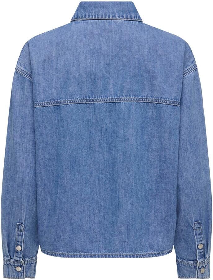 Only Blouse Alisia Shirt Medium Blue Denim - Foto 2