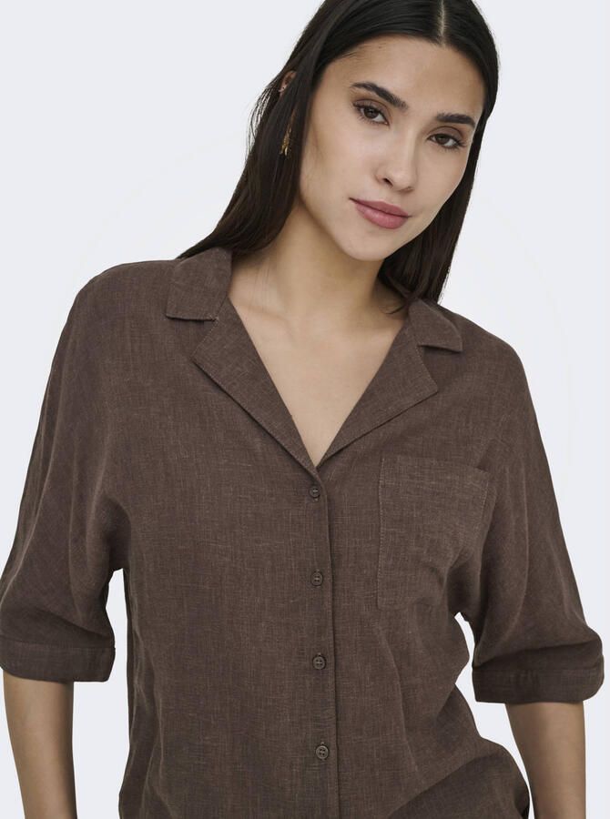ONLY blouse met linnen