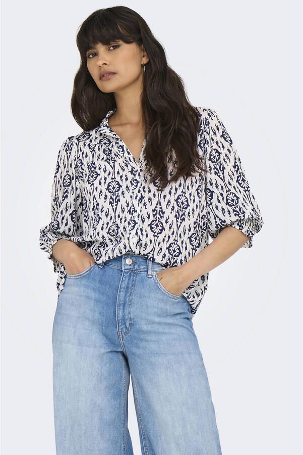 Only Blouse met korte mouwen ONLRAYA 3 4 SHIRT WVN NOOS - Foto 3
