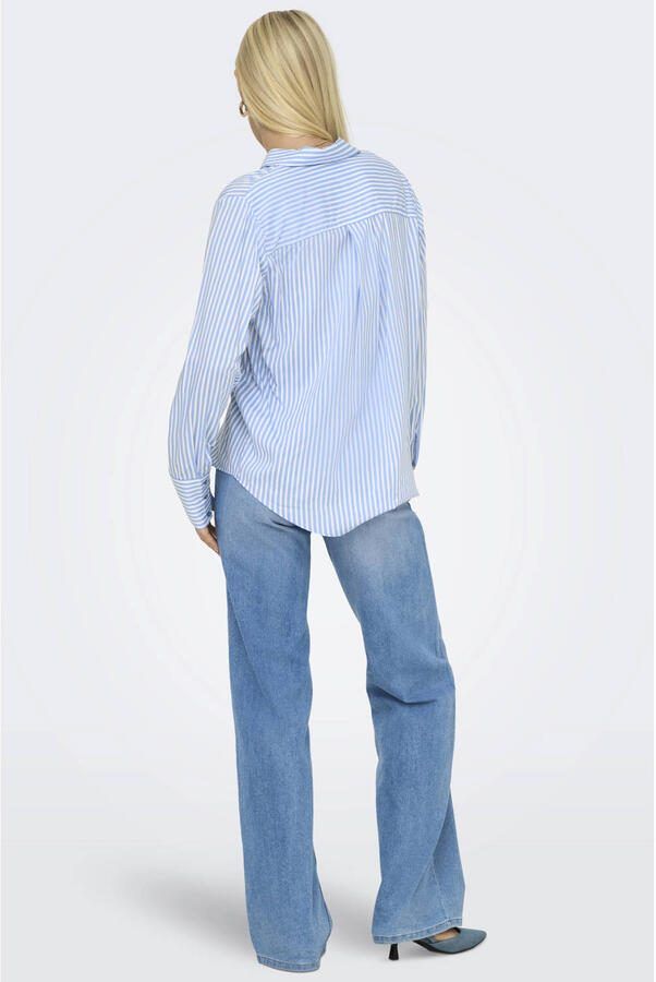 Only Overhemdblouse ONLBERIT LIFE L S SHIRT WVN - Foto 3