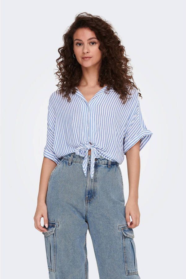 Only Regular fit overhemdblouse van pure viscose model 'PAULA LIFE' - Foto 2