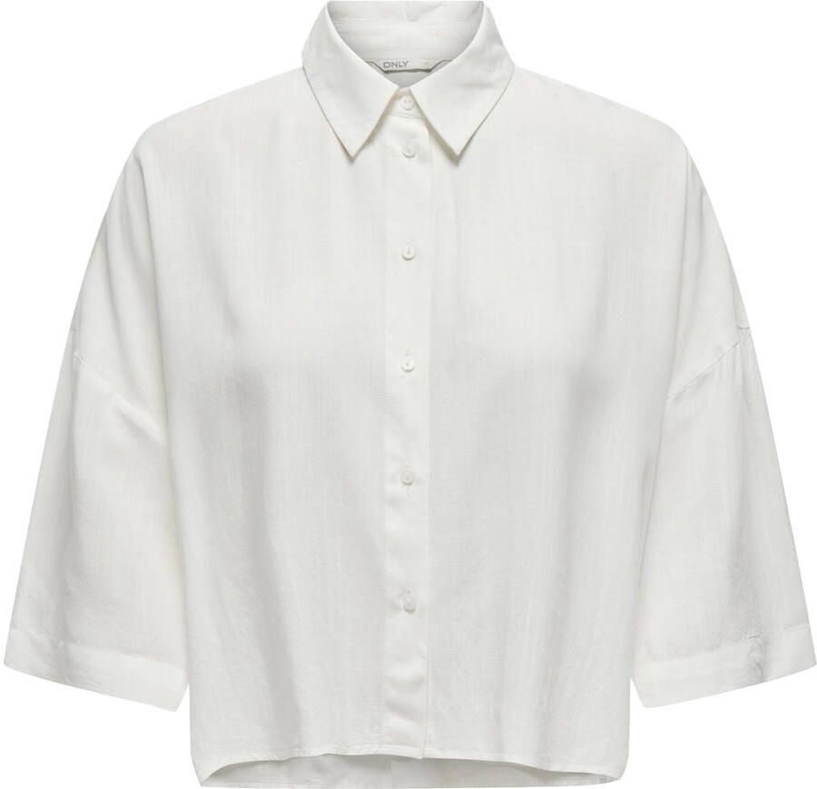 Only Korte overhemdblouse van pure viscose model 'ASTRID' - Foto 2