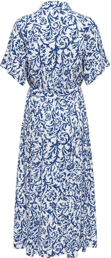 ONLY blousejurk met ceintuur en print meerkleurig - Foto 2