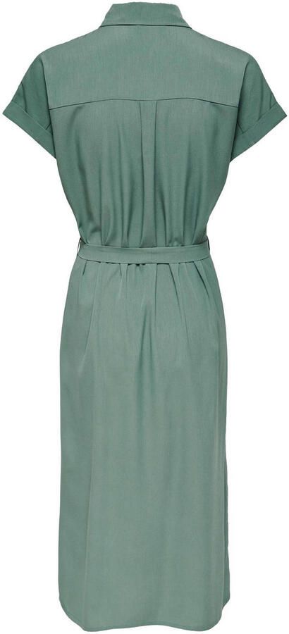 ONLY blousejurk ONLHANNOVER met all over print en ceintuur groen - Foto 3