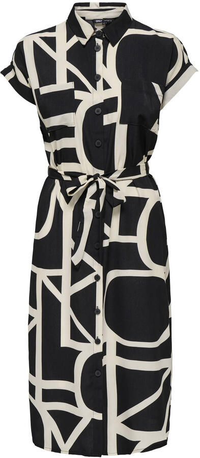 Only Jurk met overhemdkraag ONLHANNOVER S S SHIRT DRESS NOOS WVN - Foto 2