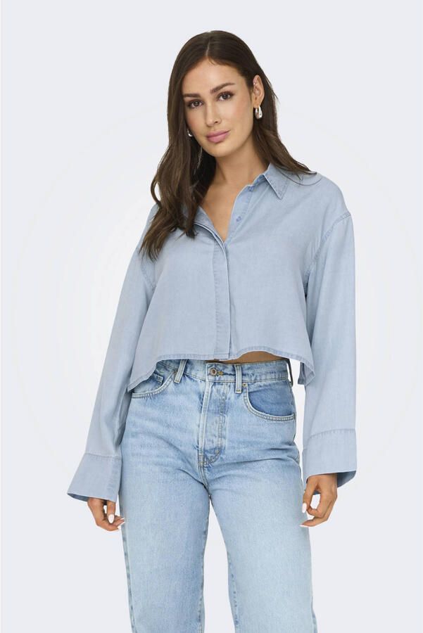 Only Regular fit overhemdblouse met kimonomouwen model 'CHARIS'