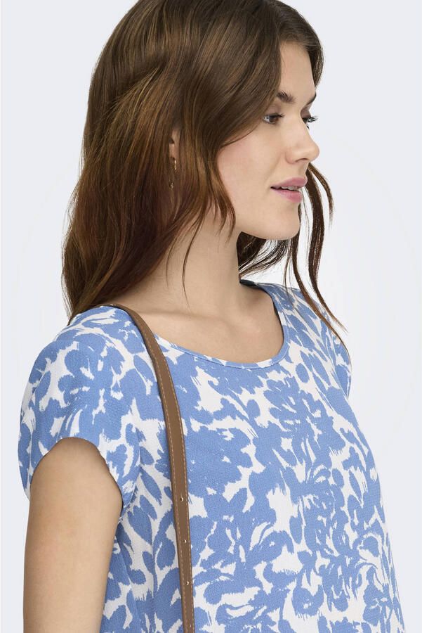 Only Relaxed fit blouseshirt in crêpe-uitvoering Model 'VIC' - Foto 3
