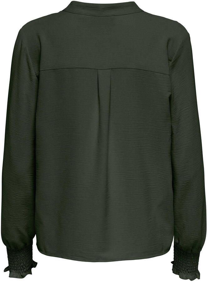 ONLY blousetop ONLMETTE van polyester donkergroen - Foto 3