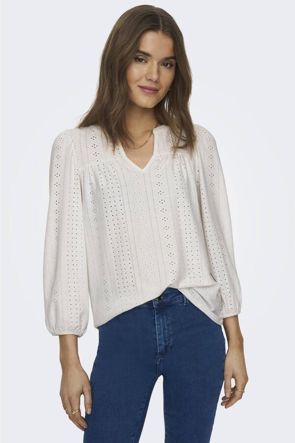 Only Shirt ONLSANDRA 3 4 SPLIT TOP JRS - Foto 3