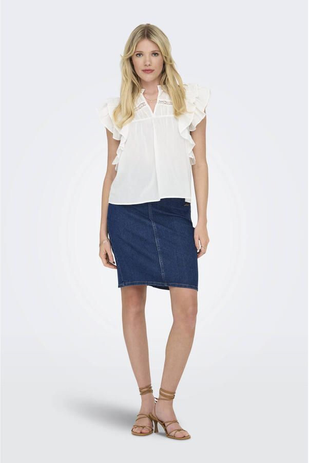 Only Blouse Noos Top Sunny Life Cloud Dancer - Foto 2