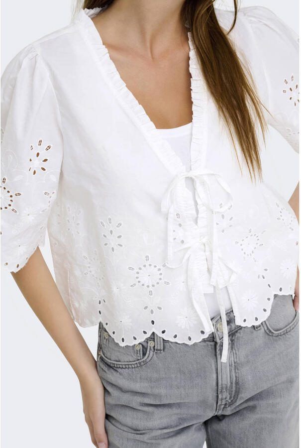 Only regular fit blouse van puur katoen model 'MIFFY' - Foto 2