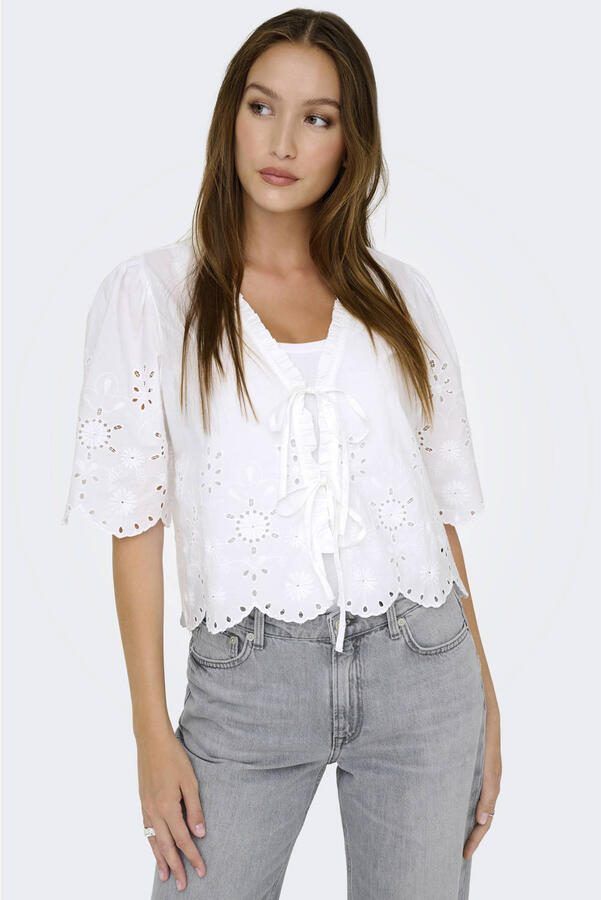 Only regular fit blouse van puur katoen model 'MIFFY' - Foto 3