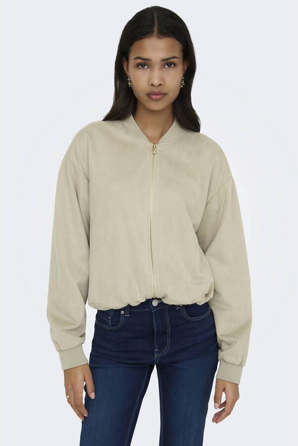 Only Mavi Life Long Sleeve Faux Suede Bomber - Foto 3