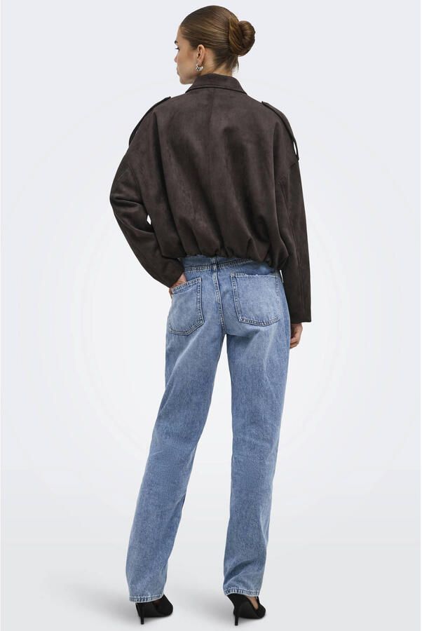 Only Moon-Stina Faux Suede Bomberjack Dames - Foto 2