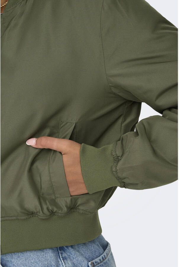 Only Stijlvolle damesjas in khaki Green Dames