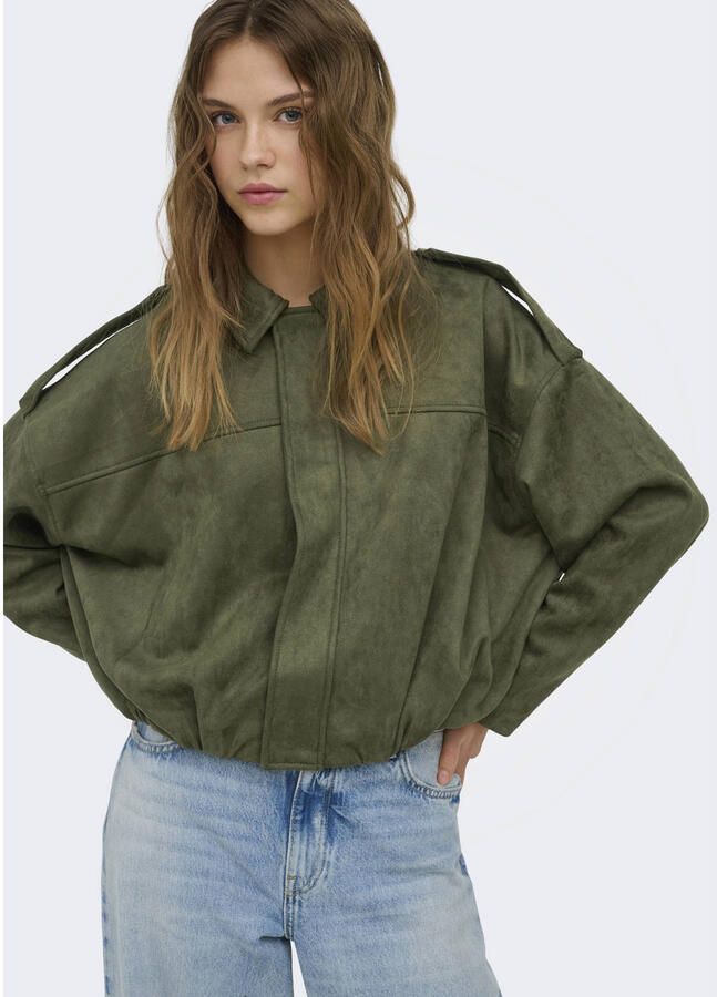 Only Moon-Stina Faux Suede Bomberjack Dames