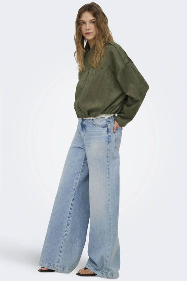 Only Moon-Stina Faux Suede Bomberjack Dames - Foto 3