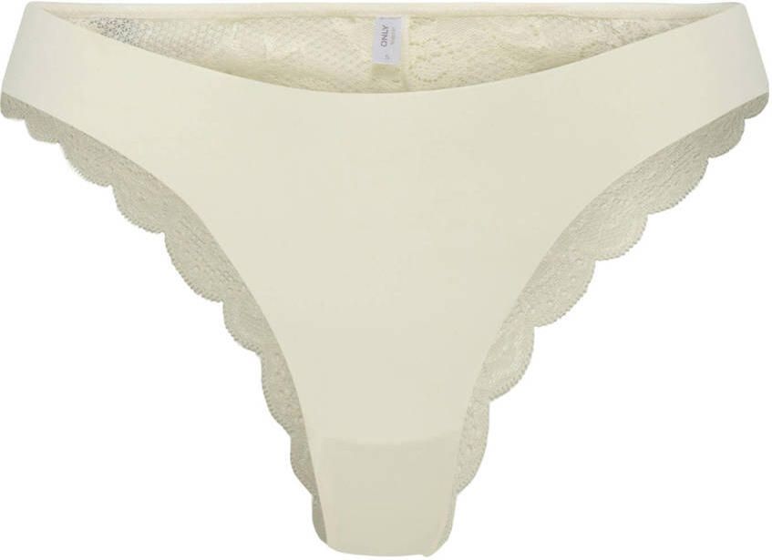 Only Brazilian slip ONLCHLOE LACE BRAZIL 3-PACK NOOS ACC (set 3 stuks)
