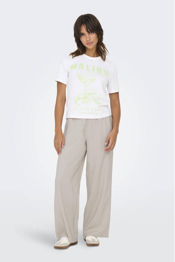 Only Wijde broek van viscosemix model 'ARIS LIFE'