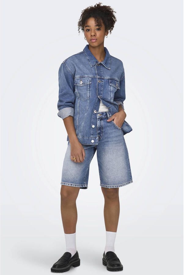 Only regular fit korte jeans van puur katoen model 'MATE' - Foto 2