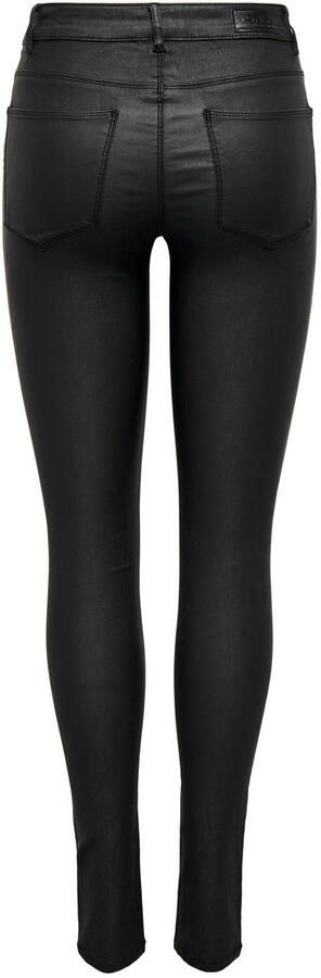Only Imitatieleren broek ONLANNE K MID WAIST COATED PNT NOOS - Foto 4
