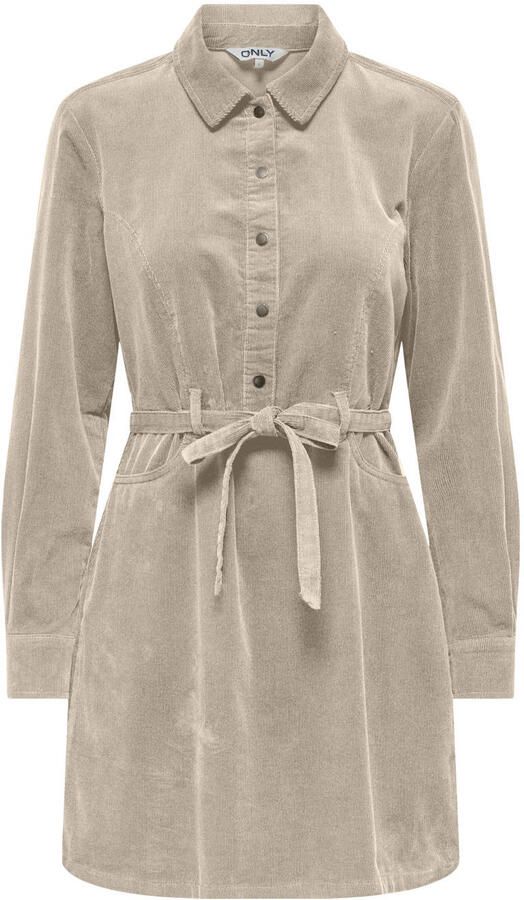 Only Cordjurk ONLNESSA L S CORD DRESS CC PNT