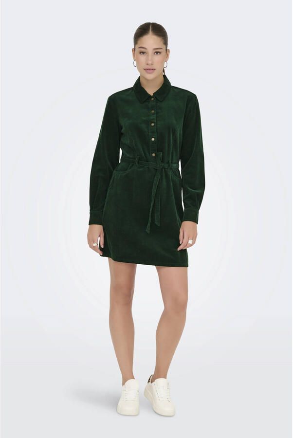 Only Cordjurk ONLNESSA L S CORD DRESS CC PNT