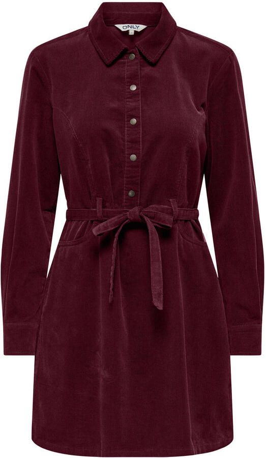 Only Cordjurk ONLNESSA L S CORD DRESS CC PNT