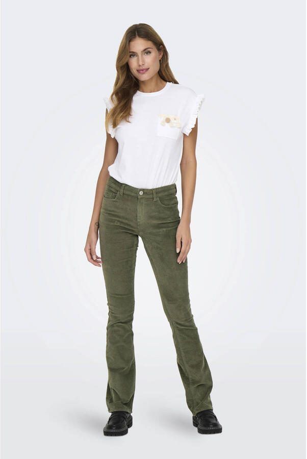 ONLY corduroy flared broek ONLMARY - Foto 3