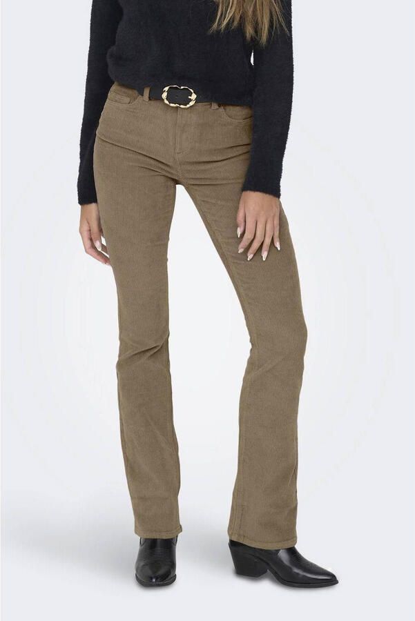 Only Cordbroek ONLMARY – Flared corduroy broek met stretchcomfort