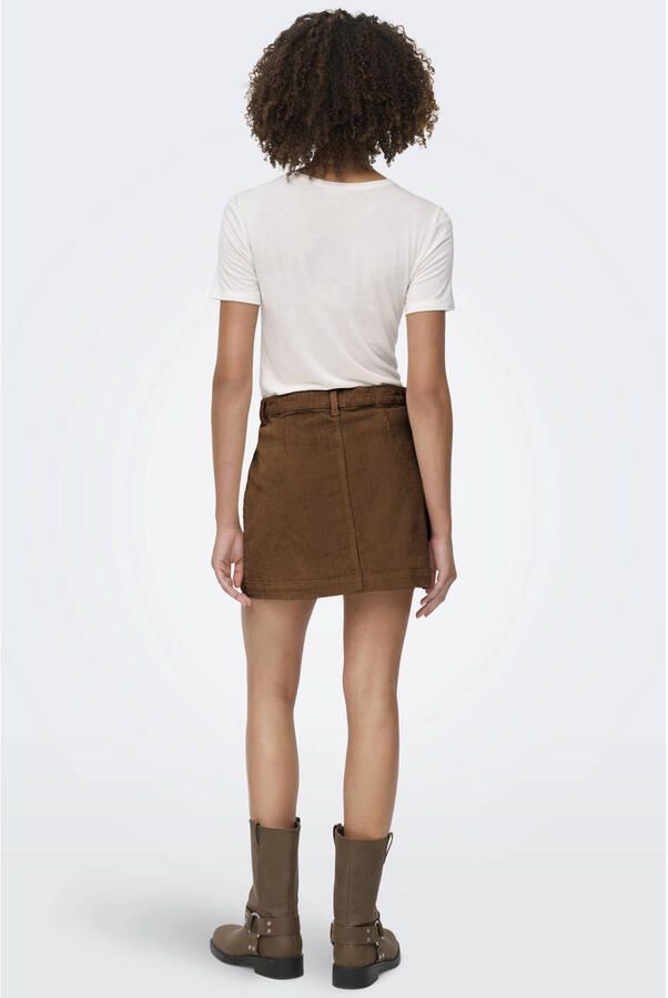 ONLY corduroy mini rok camel - Foto 3