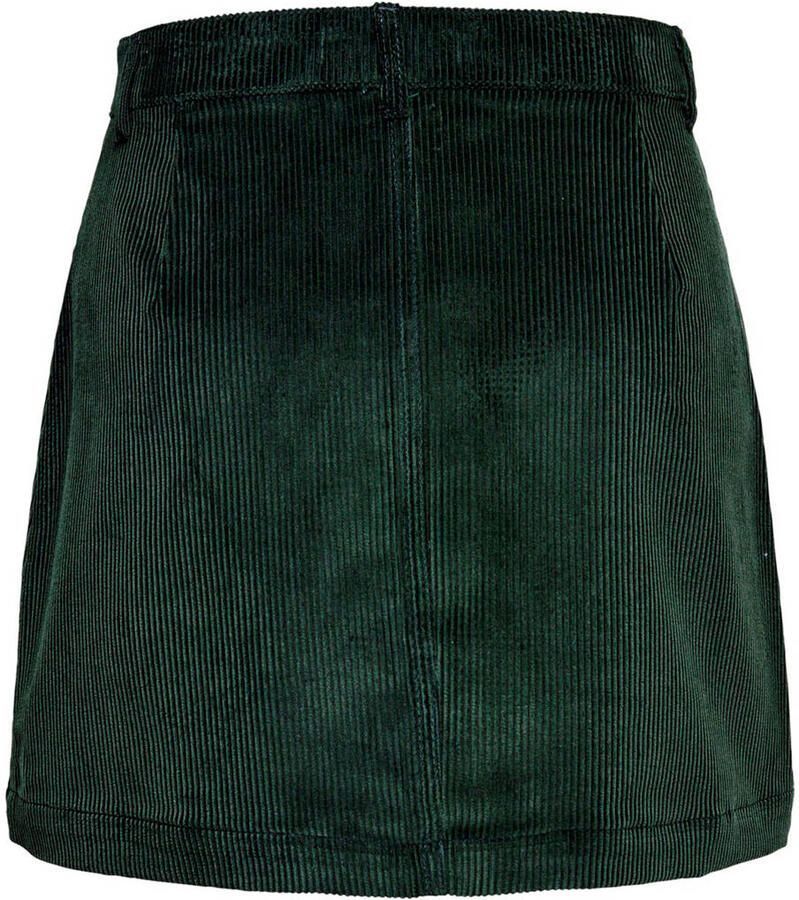Only Corduroy rok in A-lijn met doorknoopsluiting model 'AMAZING'