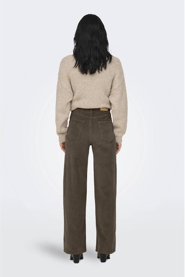 Only Wide leg corduroy broek van katoenmix model 'HOPE'