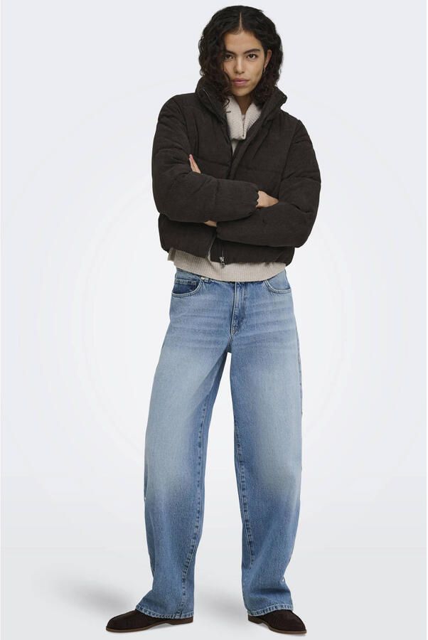 Only New Dolly Corduroy Puffer Winterjas Dames - Foto 2