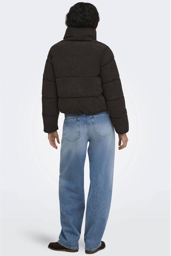Only New Dolly Corduroy Puffer Winterjas Dames - Foto 3