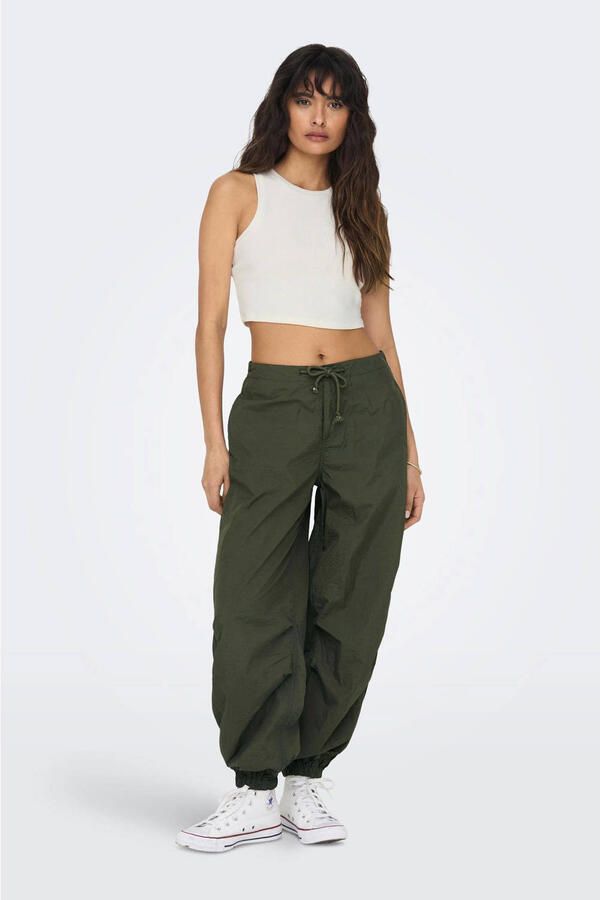 Only Slim fit korte tops van katoenmix model 'VILMA' - Foto 3