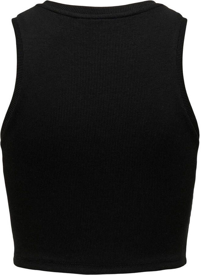 Only Slim fit korte tops van katoenmix model 'VILMA'