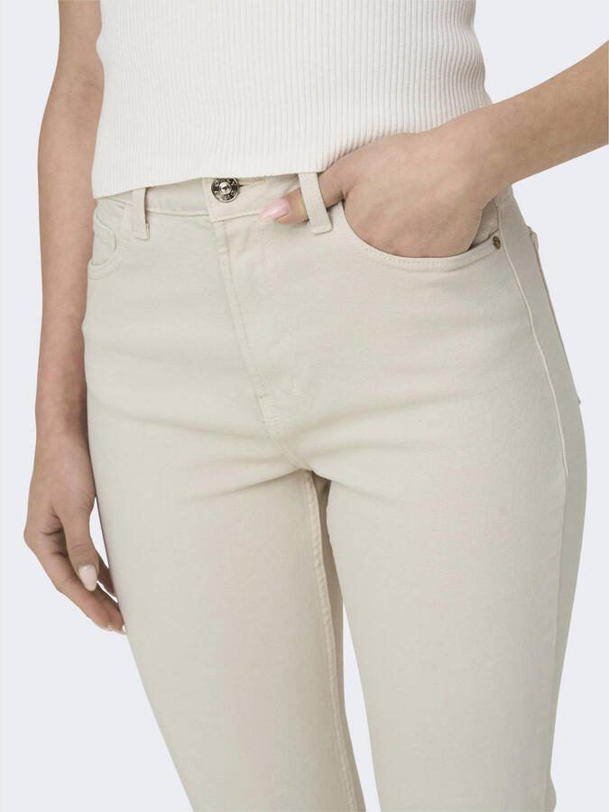 Only Straight fit high waist jeans met stretch model 'Emily' - Foto 2