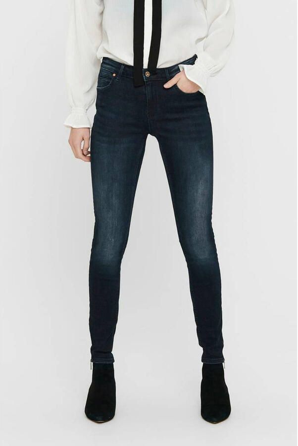 Only Skinny fit jeans ONLKENDELL LIFE REG SK ANKLE met rits bij de zoom - Foto 2